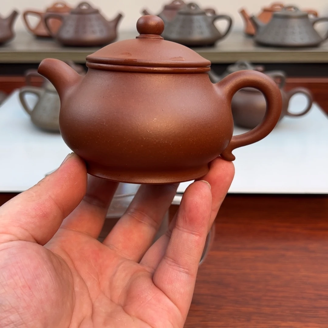 茶壶紫砂微瑕：170cc 紫泥