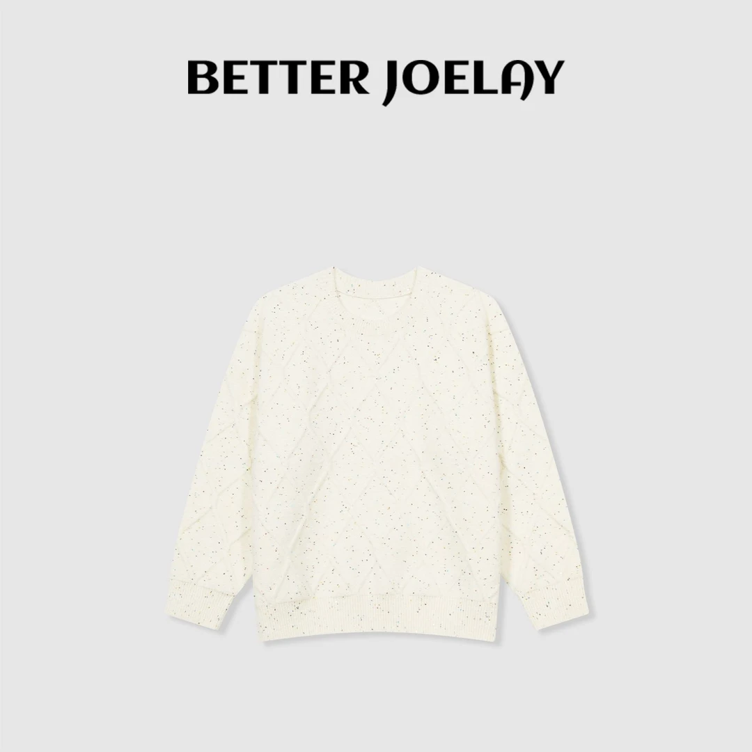 BETTER JOELAY-【七彩月光】时尚简约针织套头毛衣舒适百搭LL5551