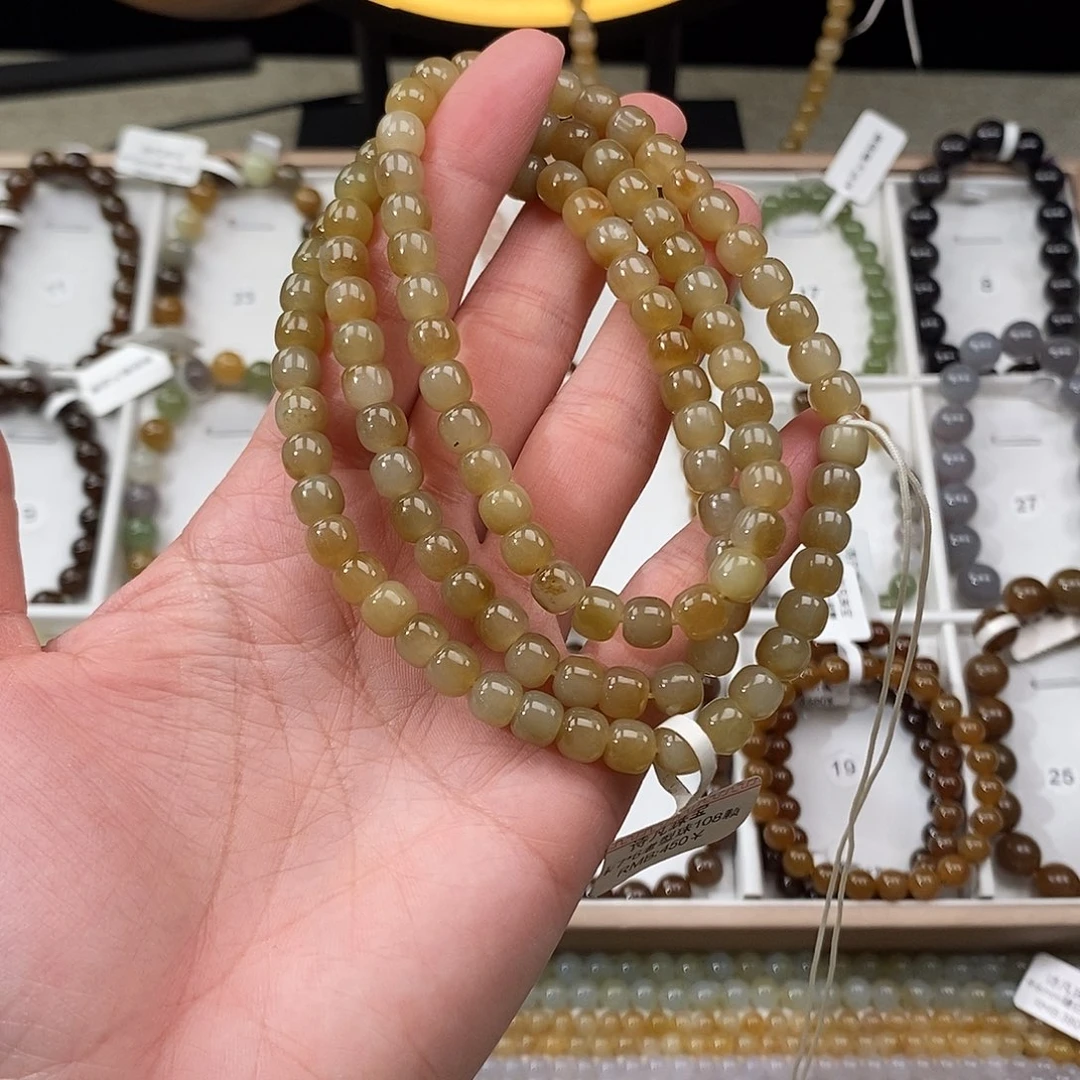 和田玉未镶嵌手串