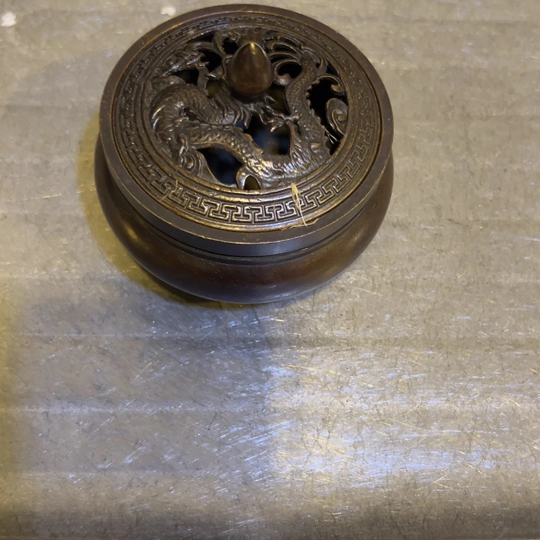 自***兰黄铜摆件，文房摆件工艺品