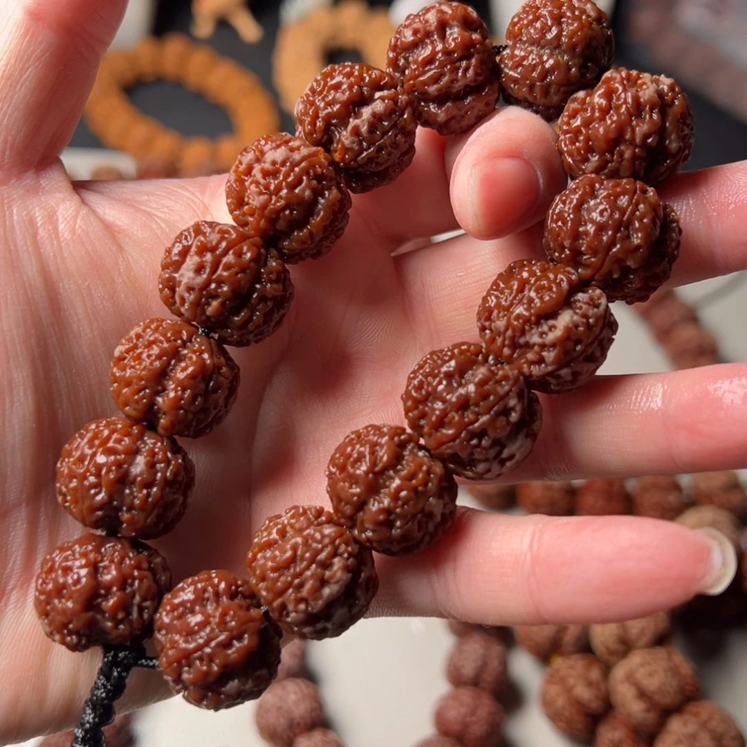 金刚菩提手串21尺寸方尊梅花头货