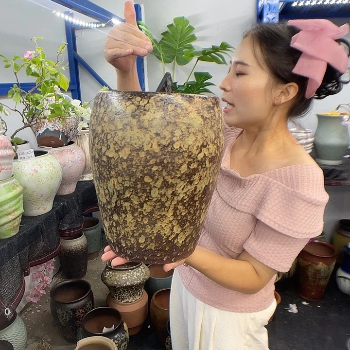 20×29 ×粗陶花盆有孔