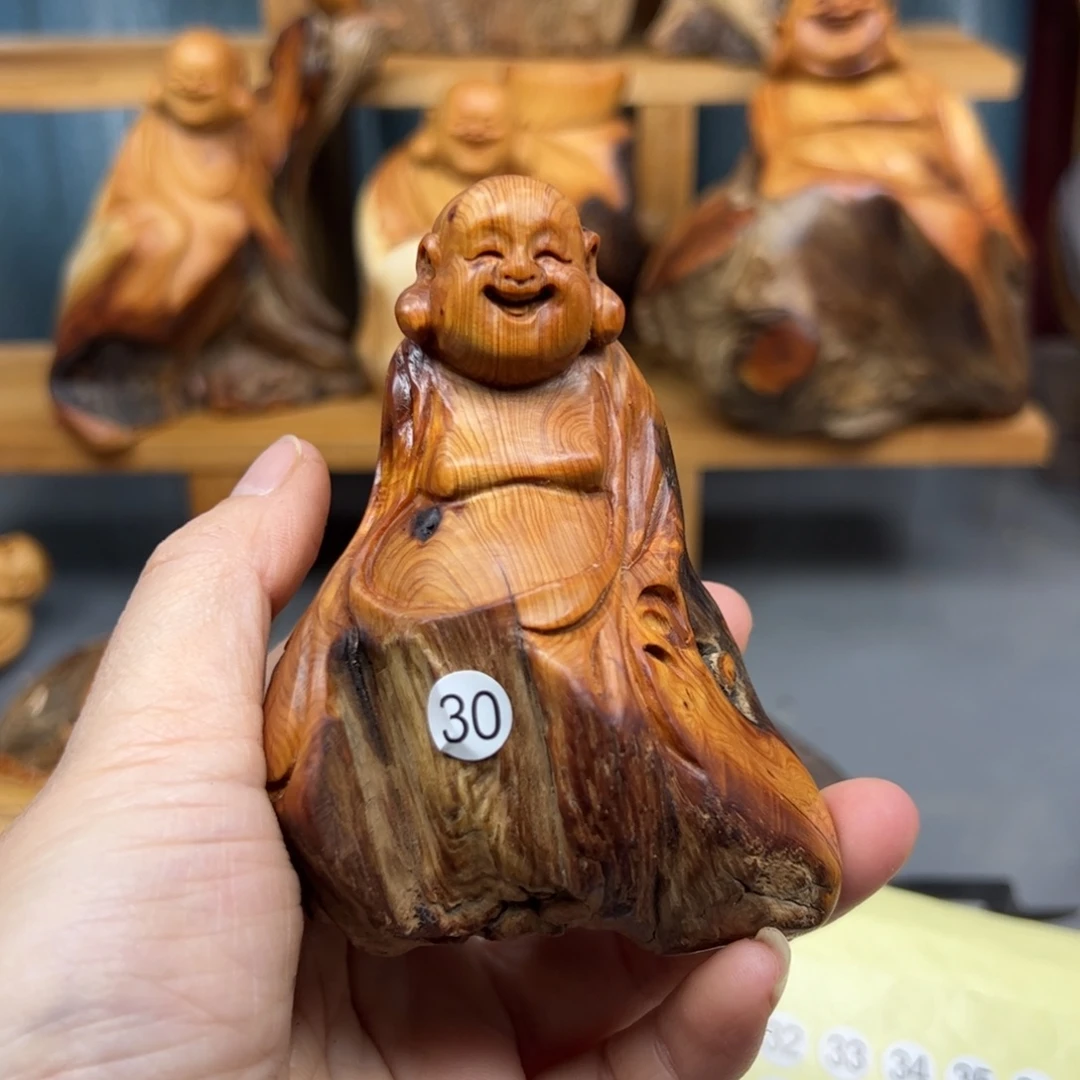 少***帅木崖柏木摆件手把件，