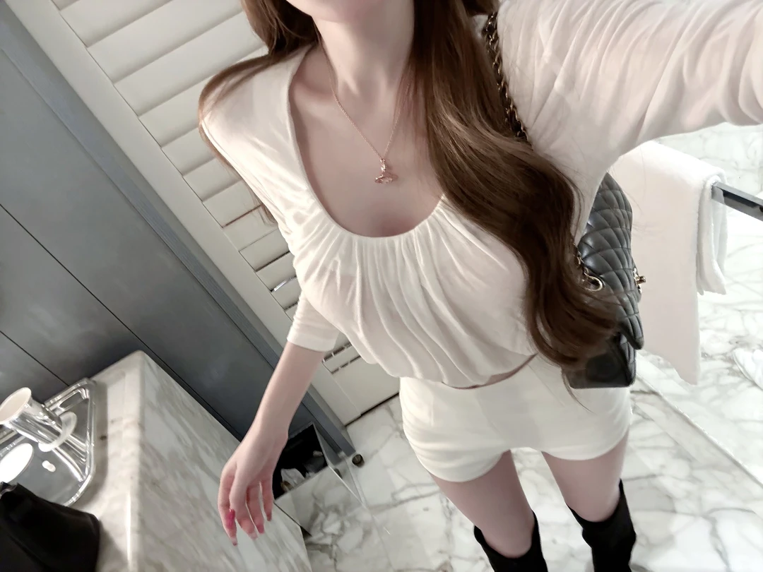 TUTU【零感松弛】天丝/羊毛设计感修身修身百度长袖上衣#CT1215