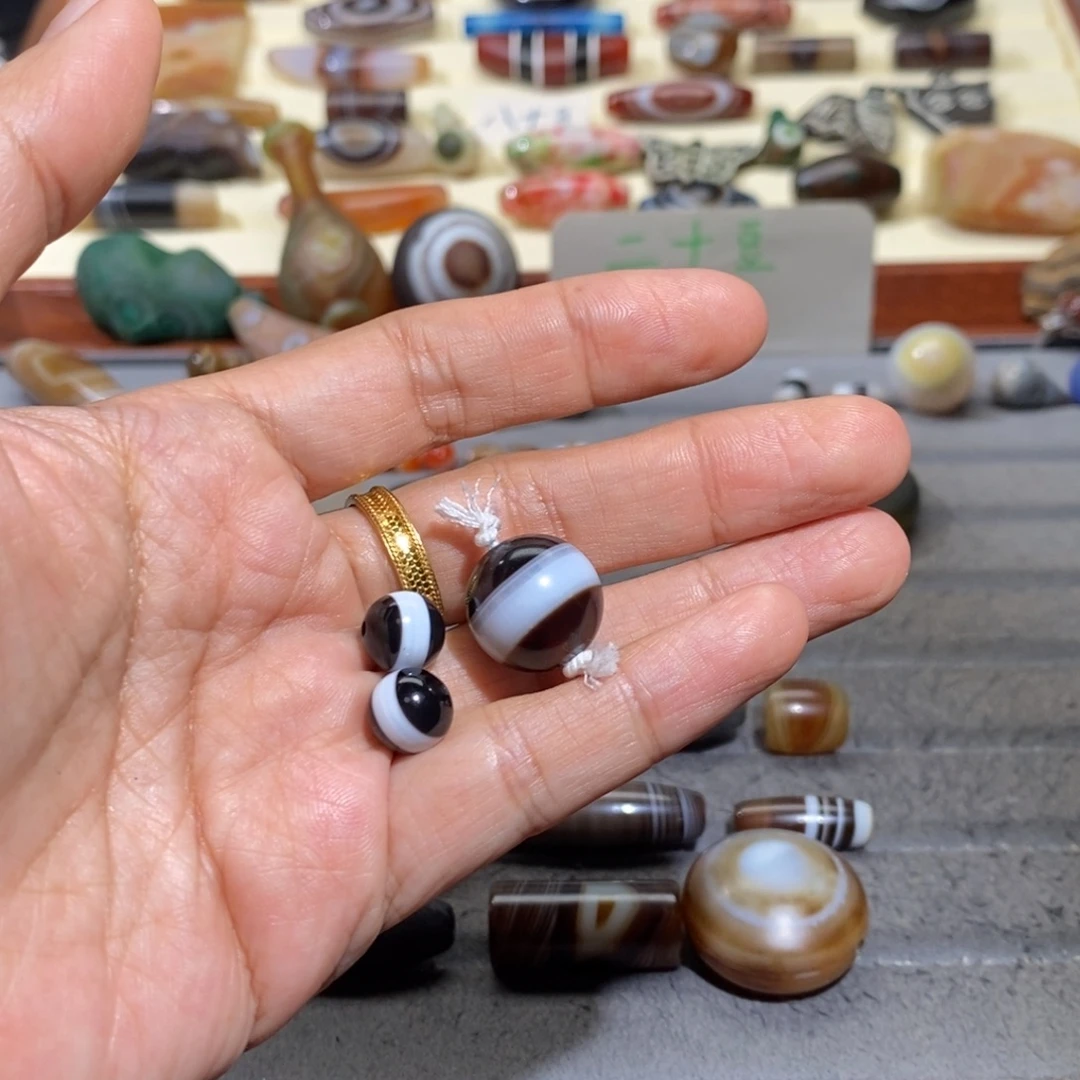 U***潘玛瑙/玉髓合金颈饰