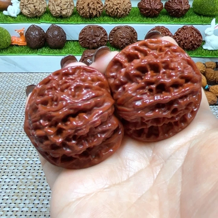 把件文玩核桃39+盘龙纹