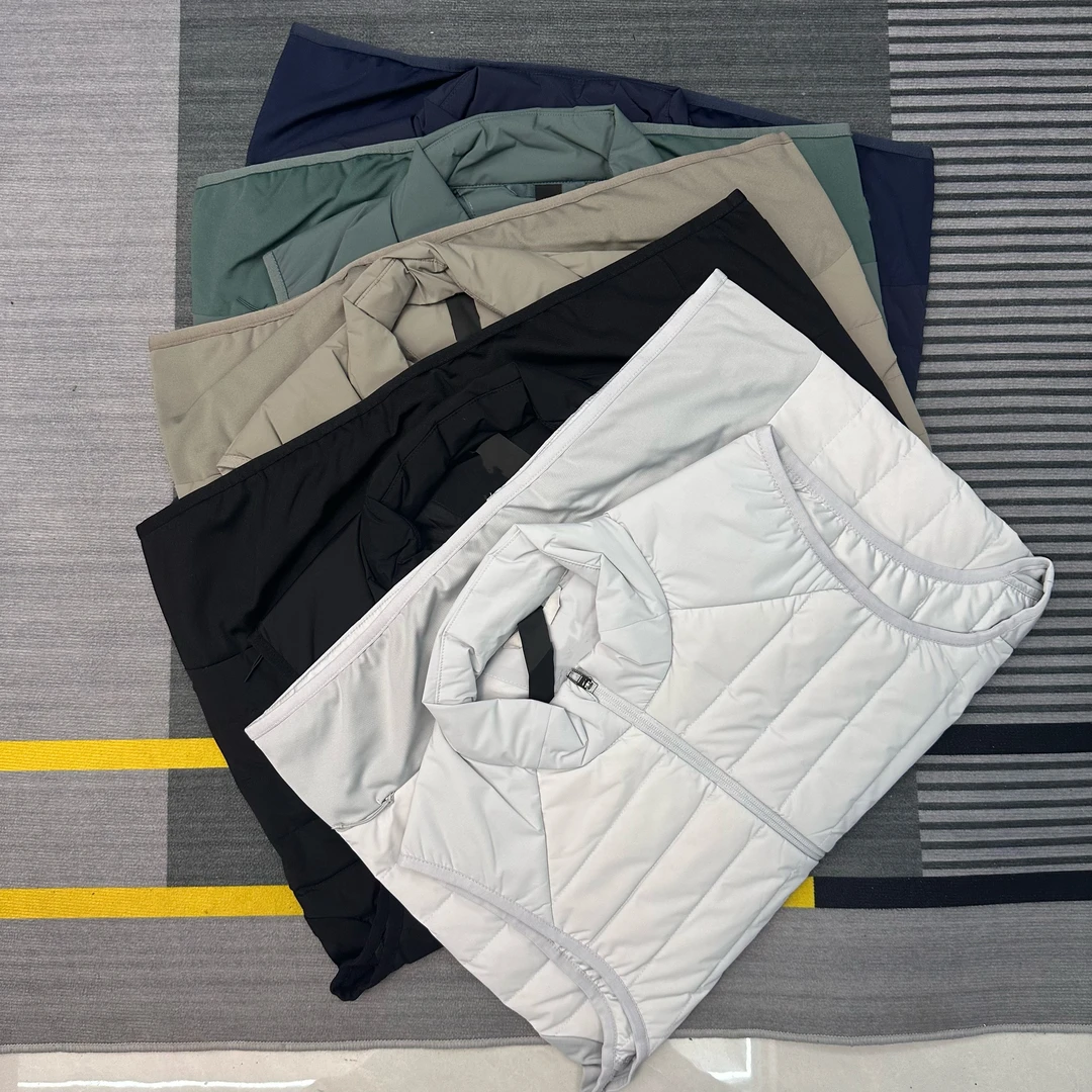 五色轻量男女同款五格立领马甲（路）