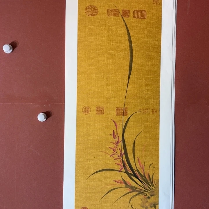 国画听兰老师花鸟