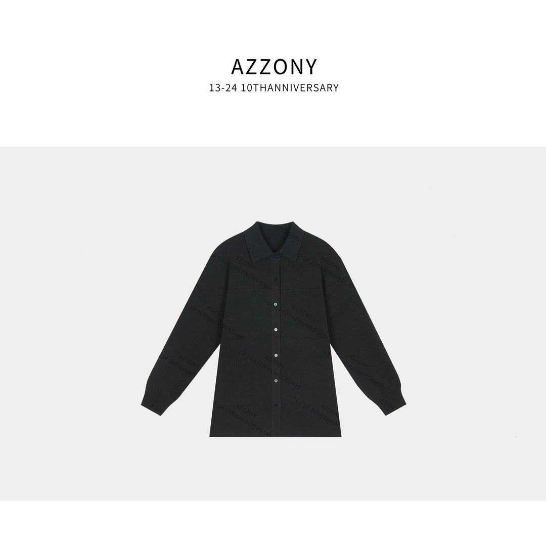 2 YYL 黑天鹅100%绵羊毛衬衫  2025冬款上新winter  802-86922