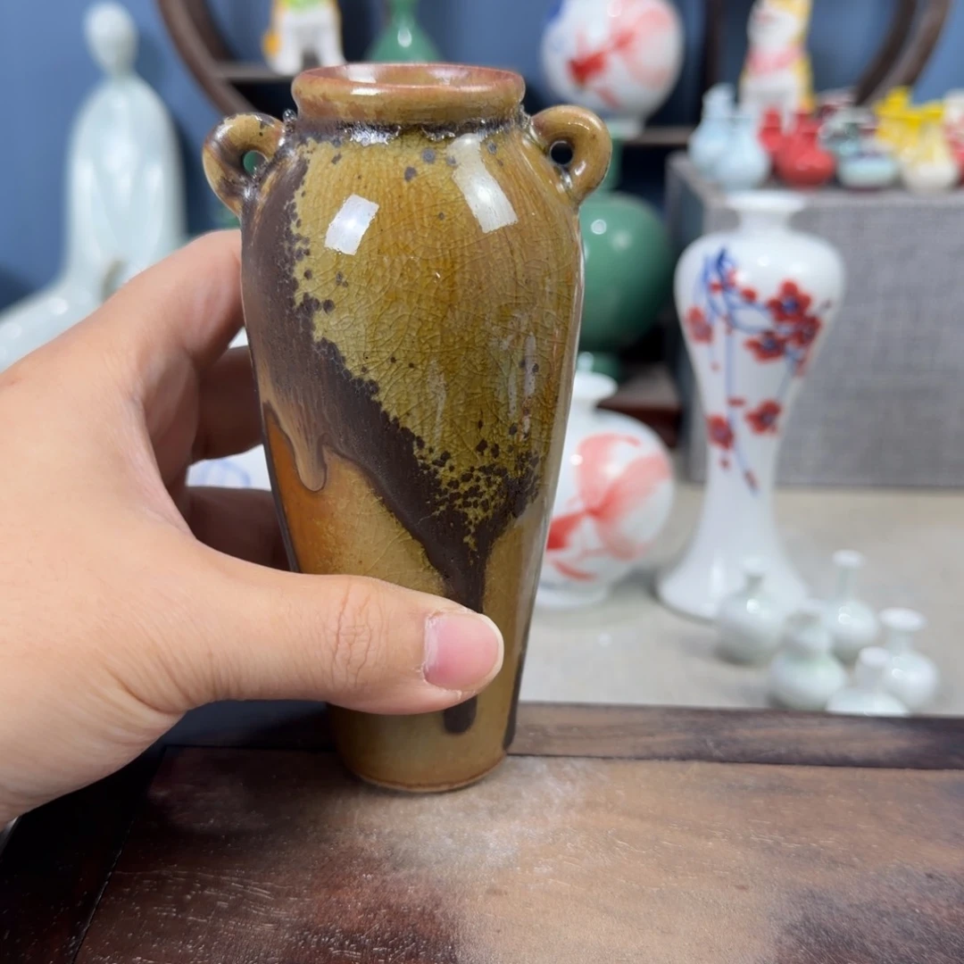 陶瓷手工小花器摆件