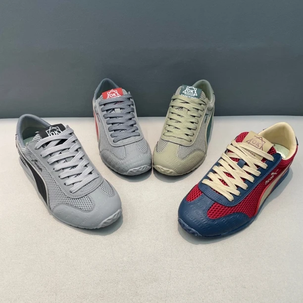 夏季低帮软底网面休闲阿甘鞋时尚百搭男士轻奢小白鞋男鞋标准码