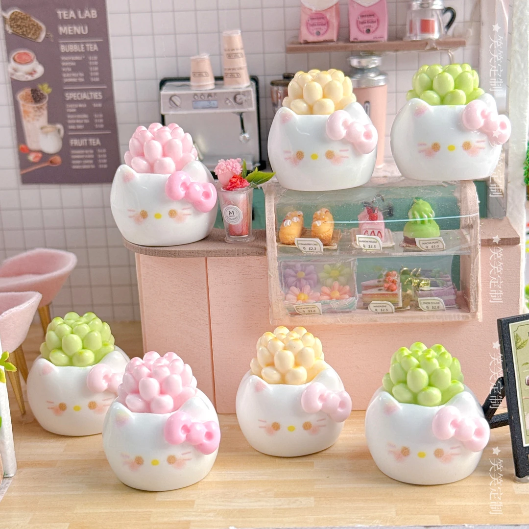 【笑笑定制—KT多肉】diy树脂小饰品/食完/手工摆件