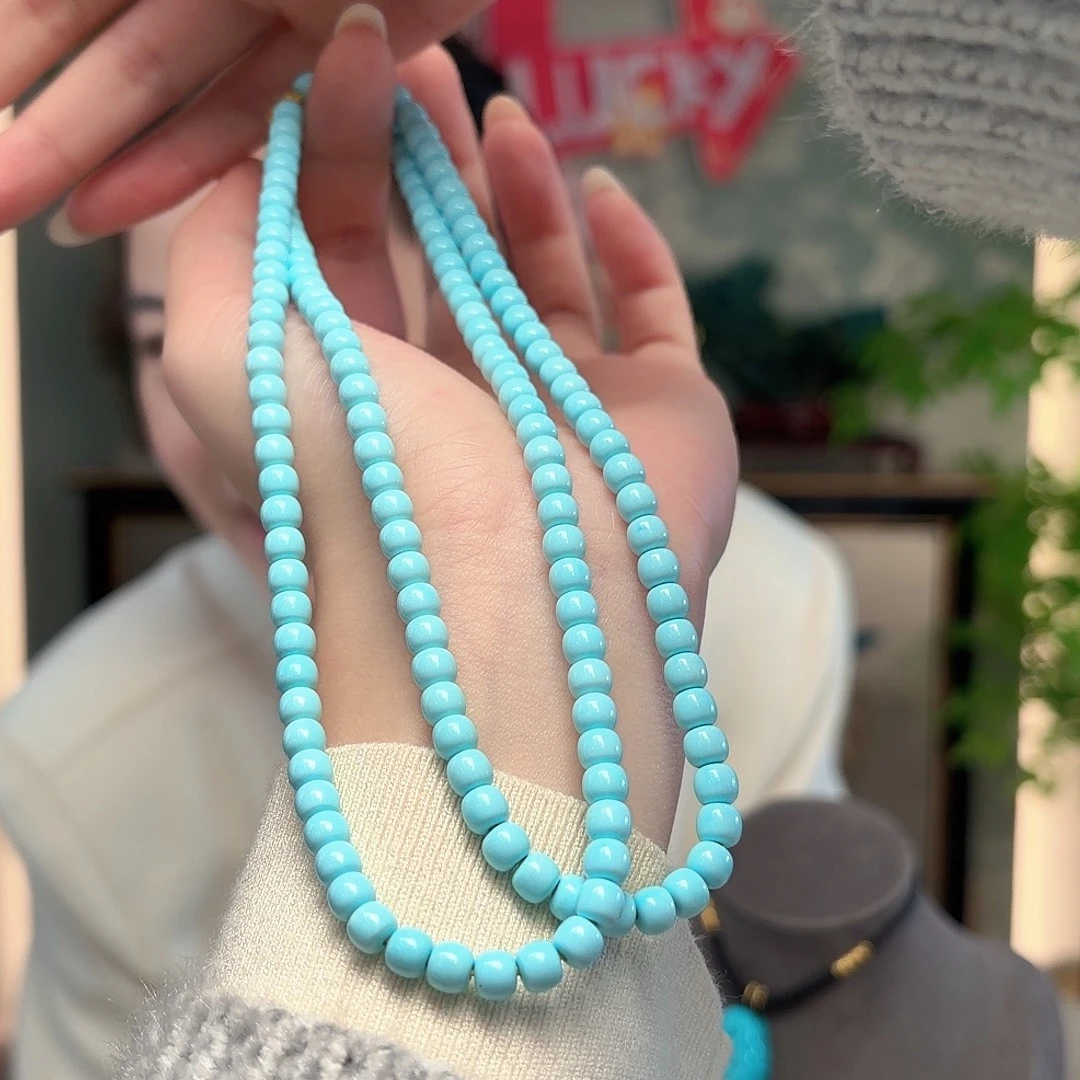 绿松石未镶嵌颈饰