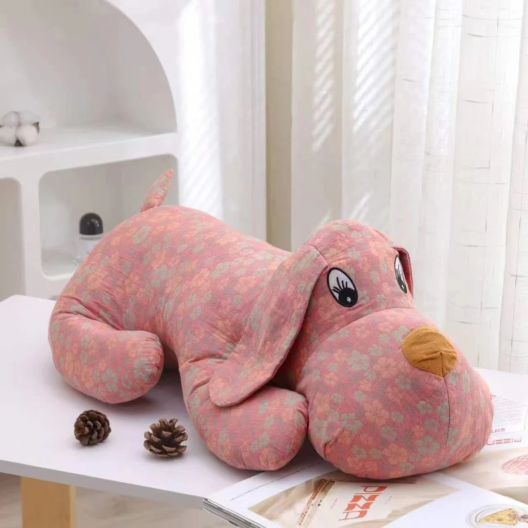 双层有氧纱粉抱枕玩偶高弹不塌多功能靠垫抱枕棉枕