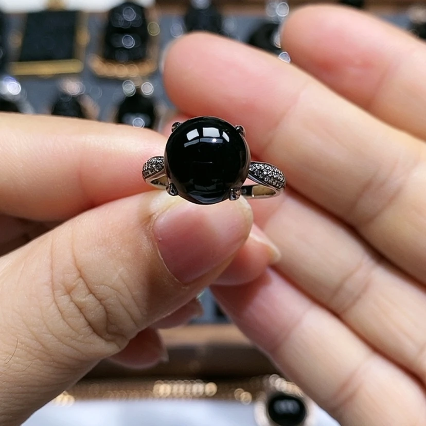 【闪购商品】翡翠戒指18K金镶嵌缅甸翡翠