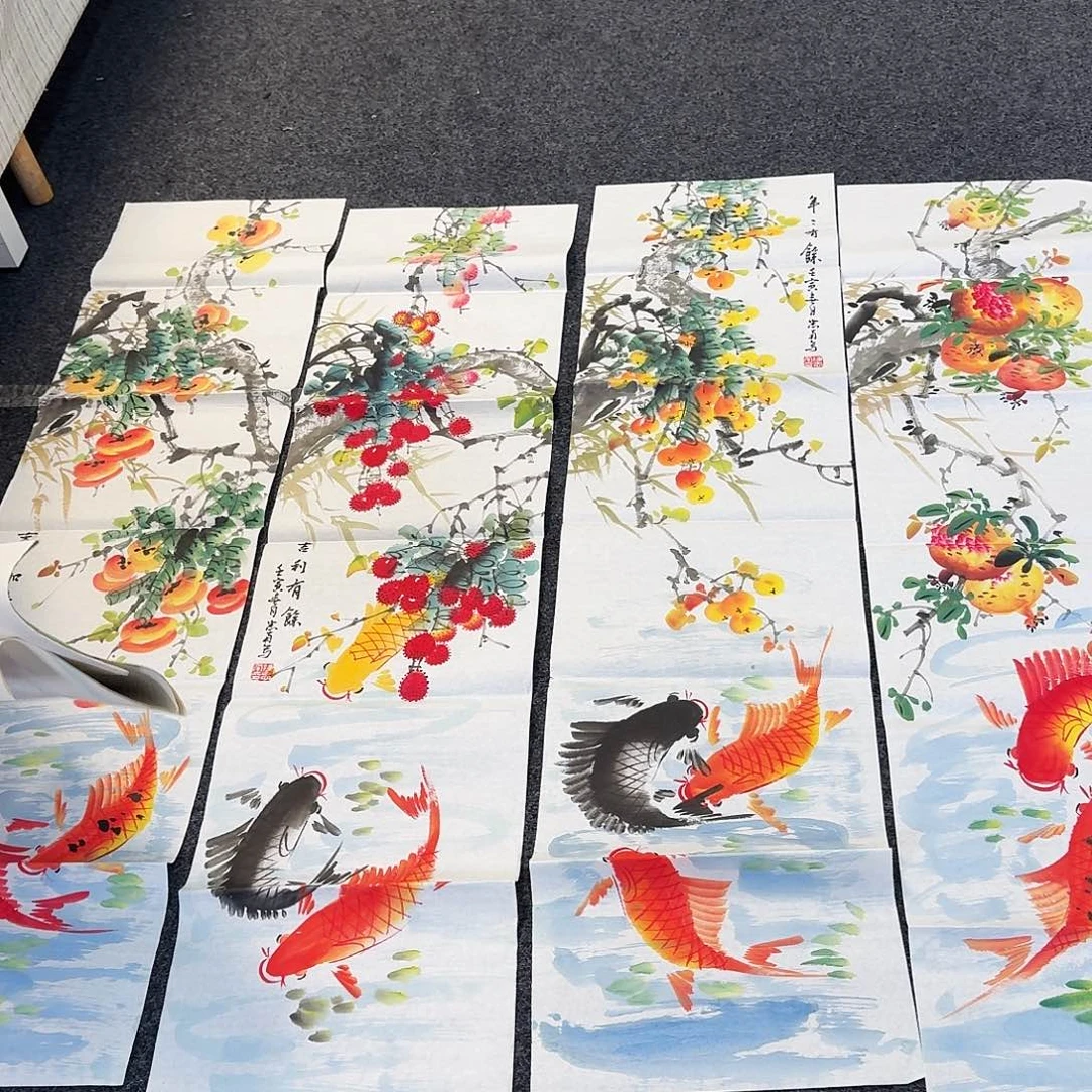 纯手绘国画作品好看