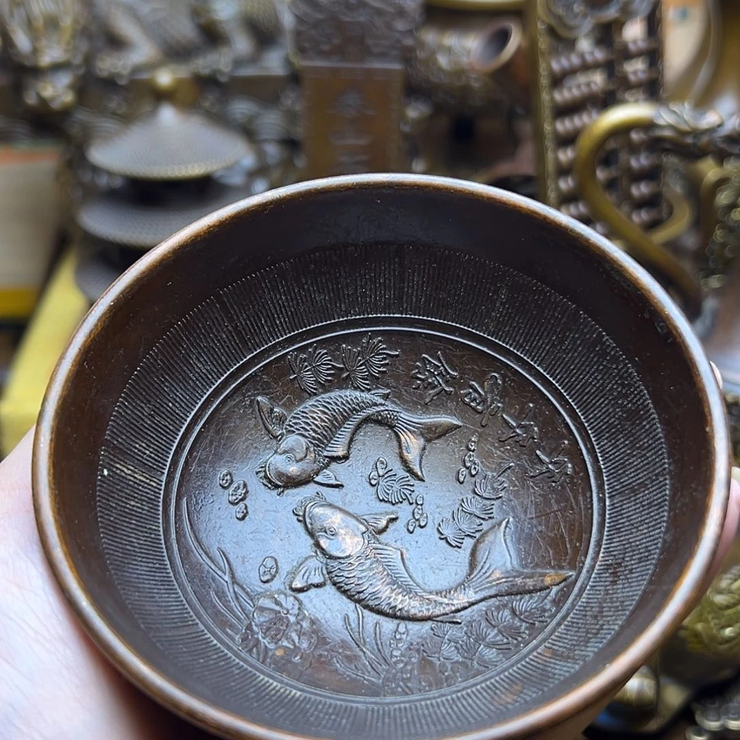 铜器摆件老王直播间