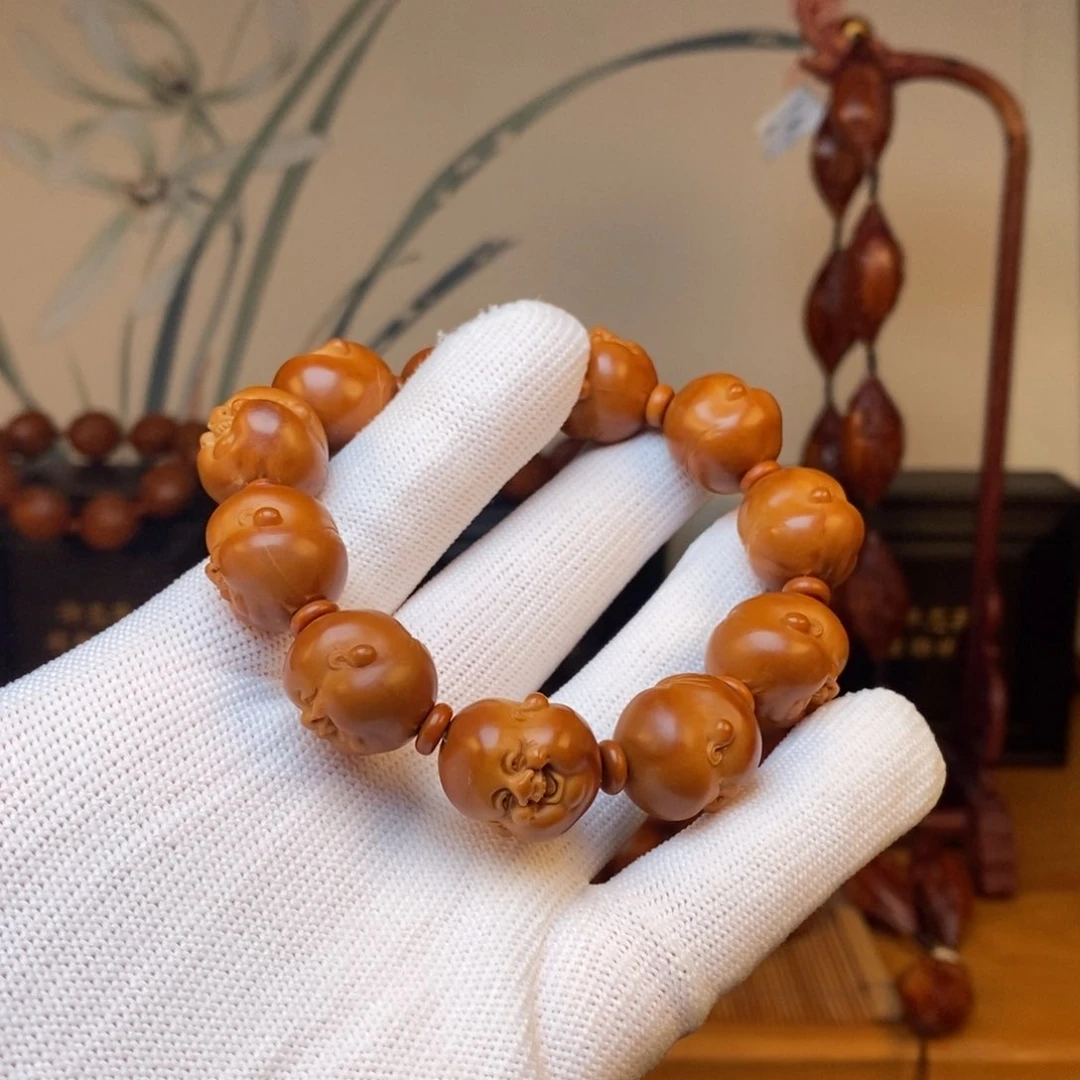 橄榄核手串一青老师开心1.7×1.7