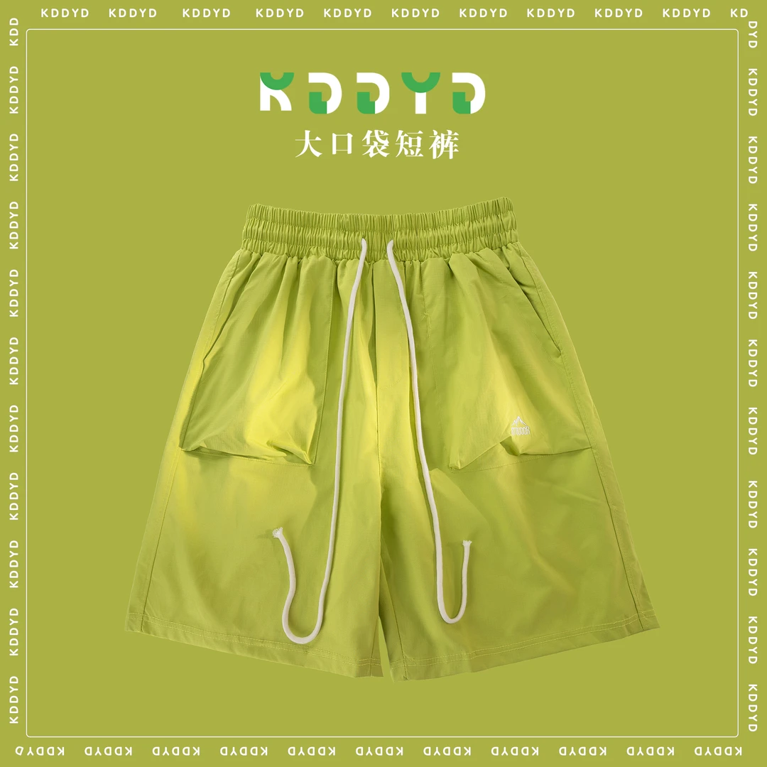 『KDD · YD』夏季新款潮流运动百搭短裤情侣时尚宽松工装裤 A830