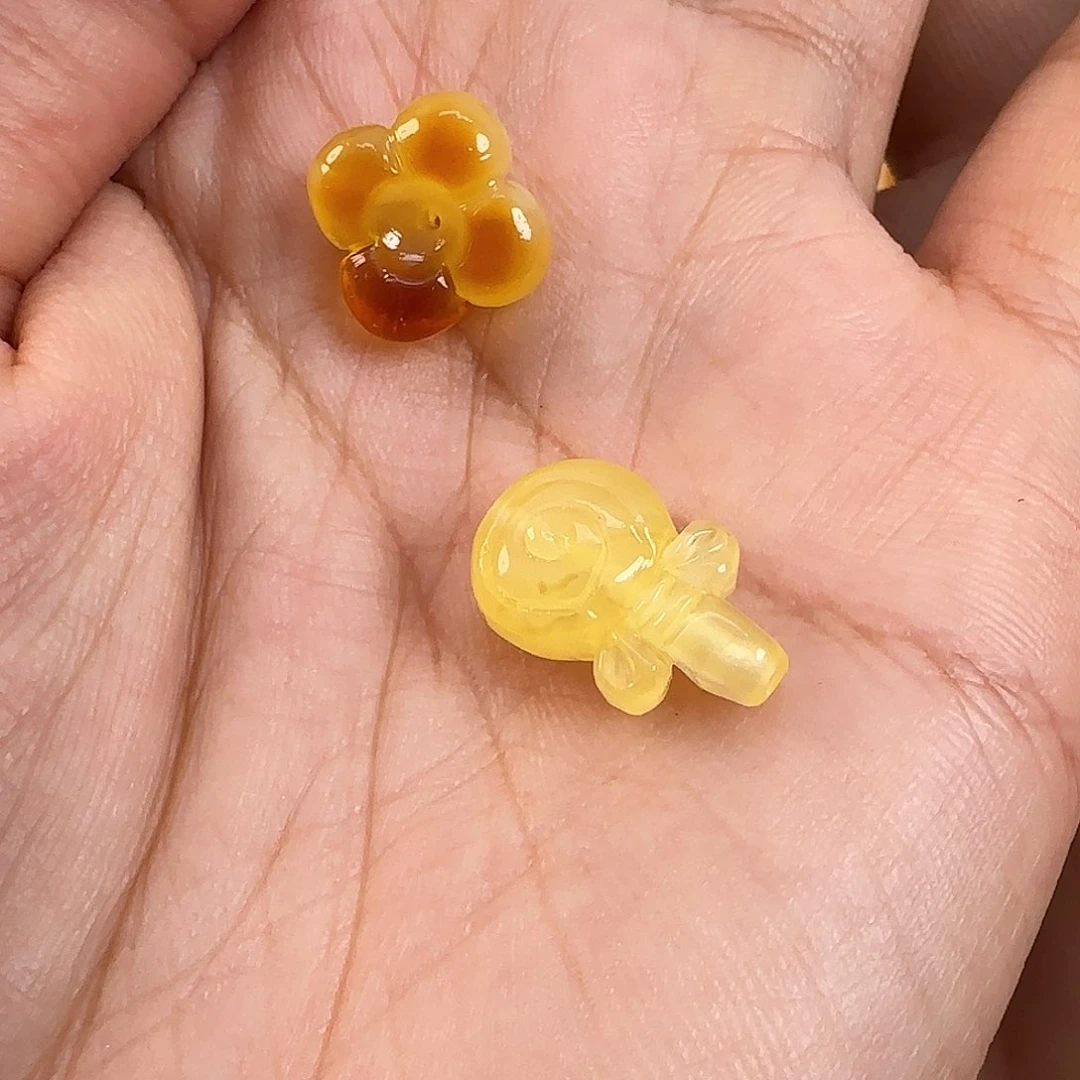 琥珀珠宝奇石未镶嵌兮*46