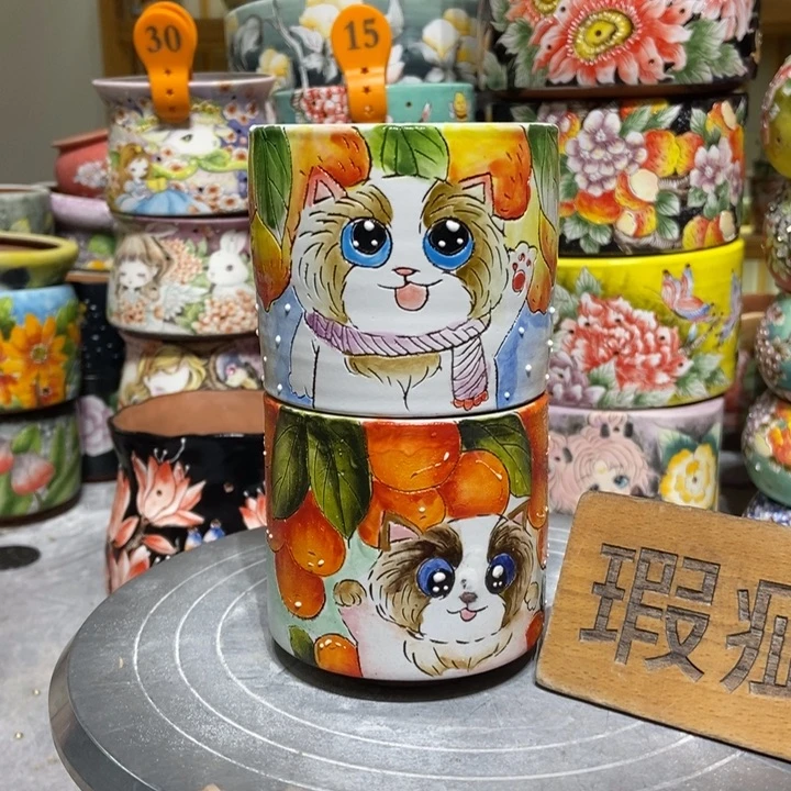 景德镇艺术手绘作品