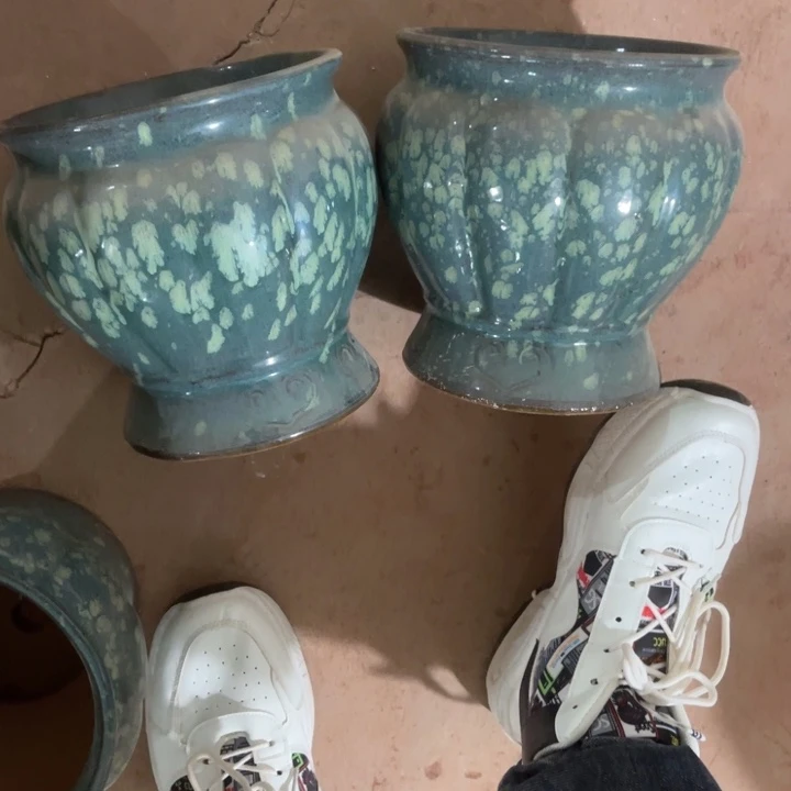 花盆紫砂口径19高度18两只正品