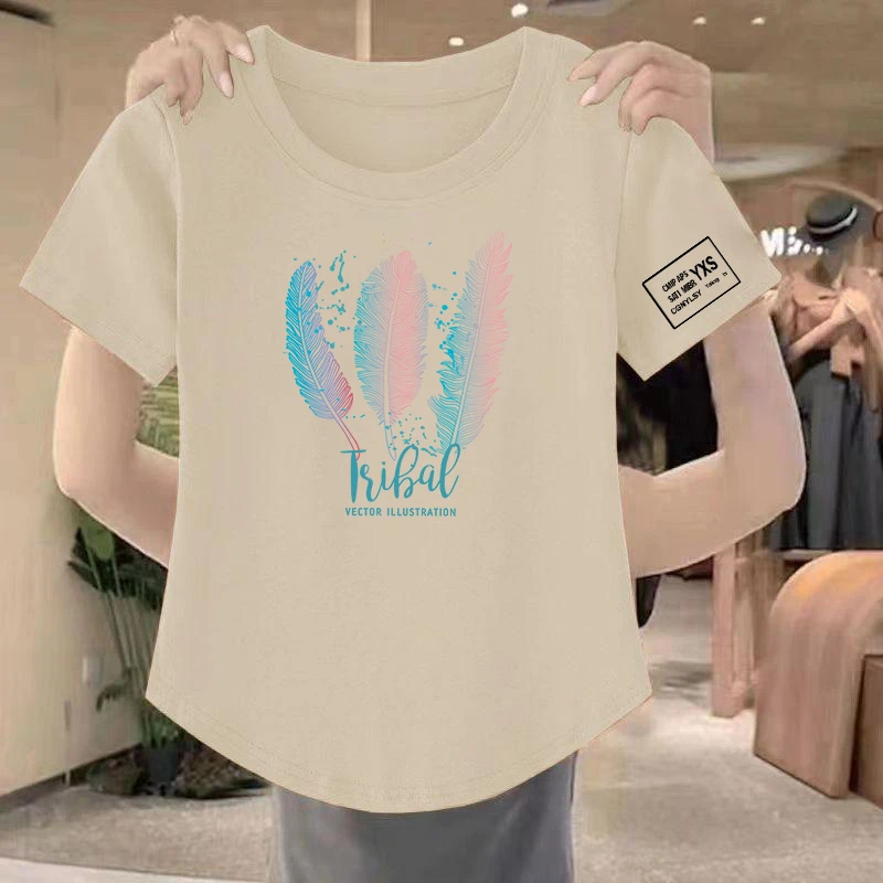 清仓捡漏尾单大牌剪标专柜撤回新款夏季短袖大码洋气上衣T恤女