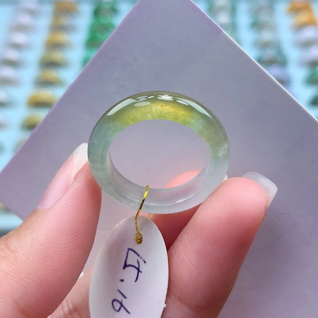 未镶嵌戒指翡翠1516圈