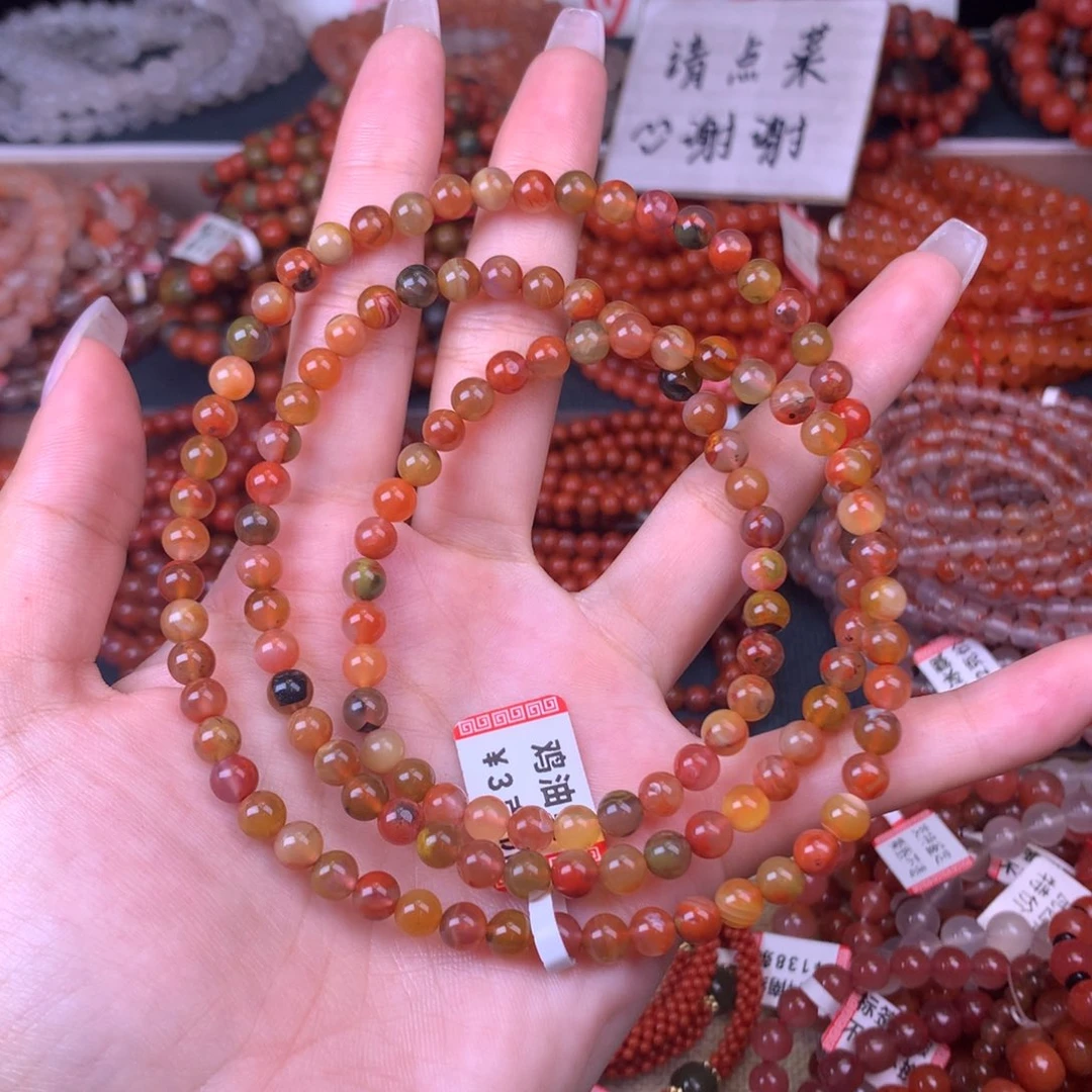 未镶嵌手链南红玛瑙卡5