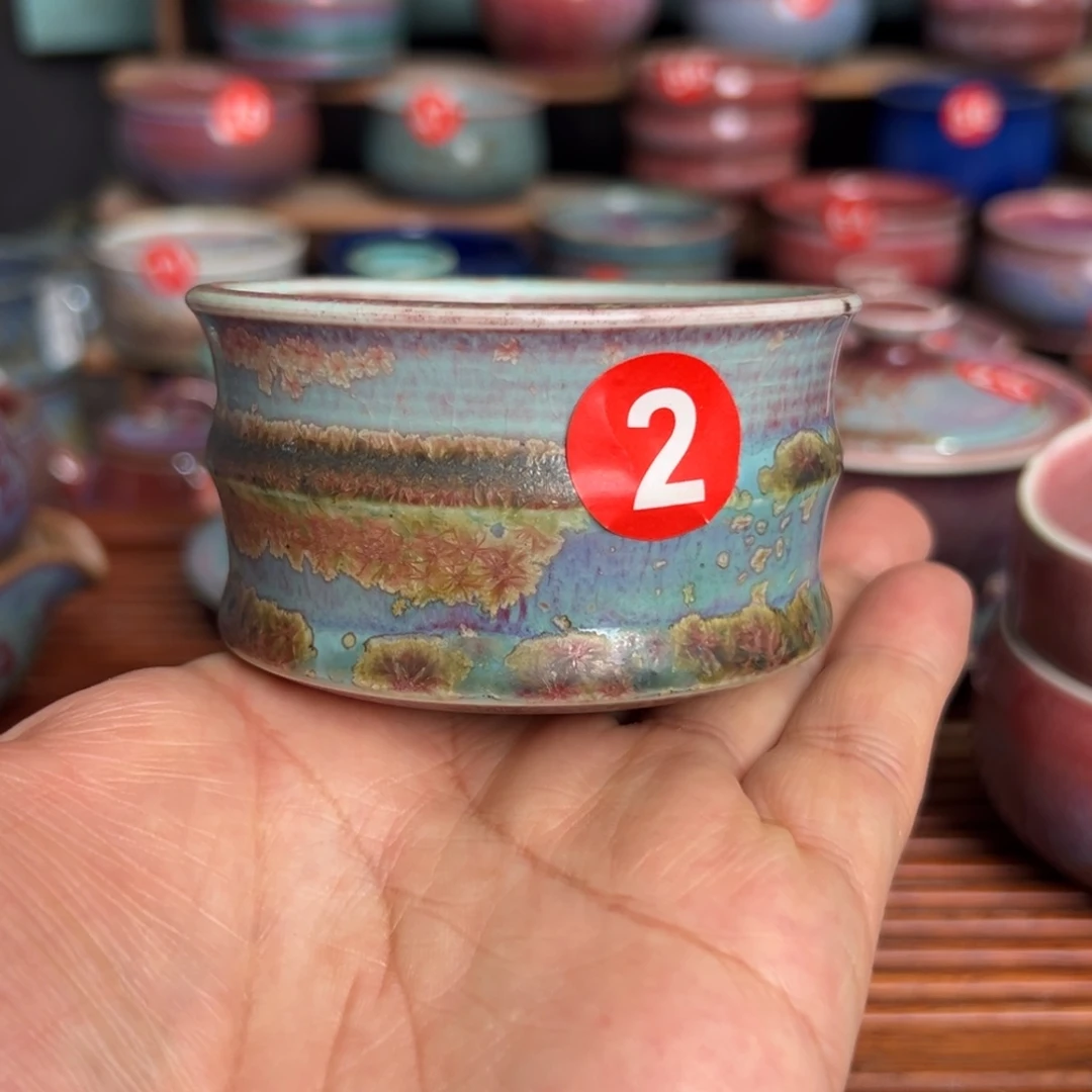 手工制作钧窑茶器
