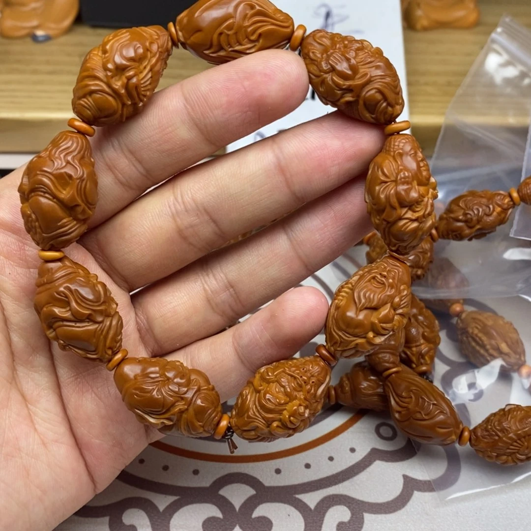 橄榄核手串/手链橄榄核雕刻工艺宇