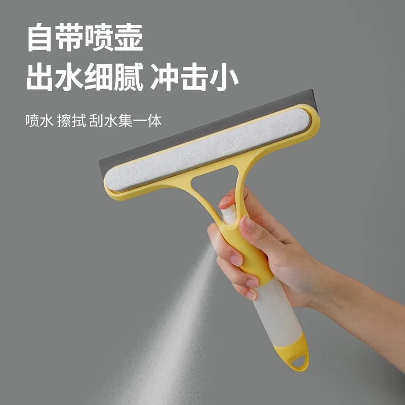 新疆包邮】多功能加液玻璃刮水器可擦可刮带喷头三合一清洁玻璃