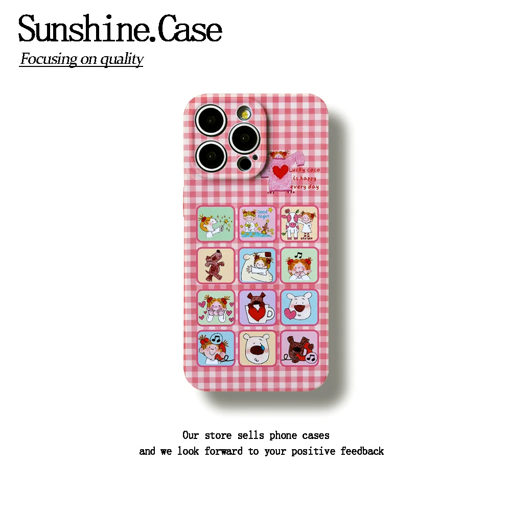 蔻蔻酱菲林软壳适用苹果oppo华为vivo手机壳防摔可爱创意