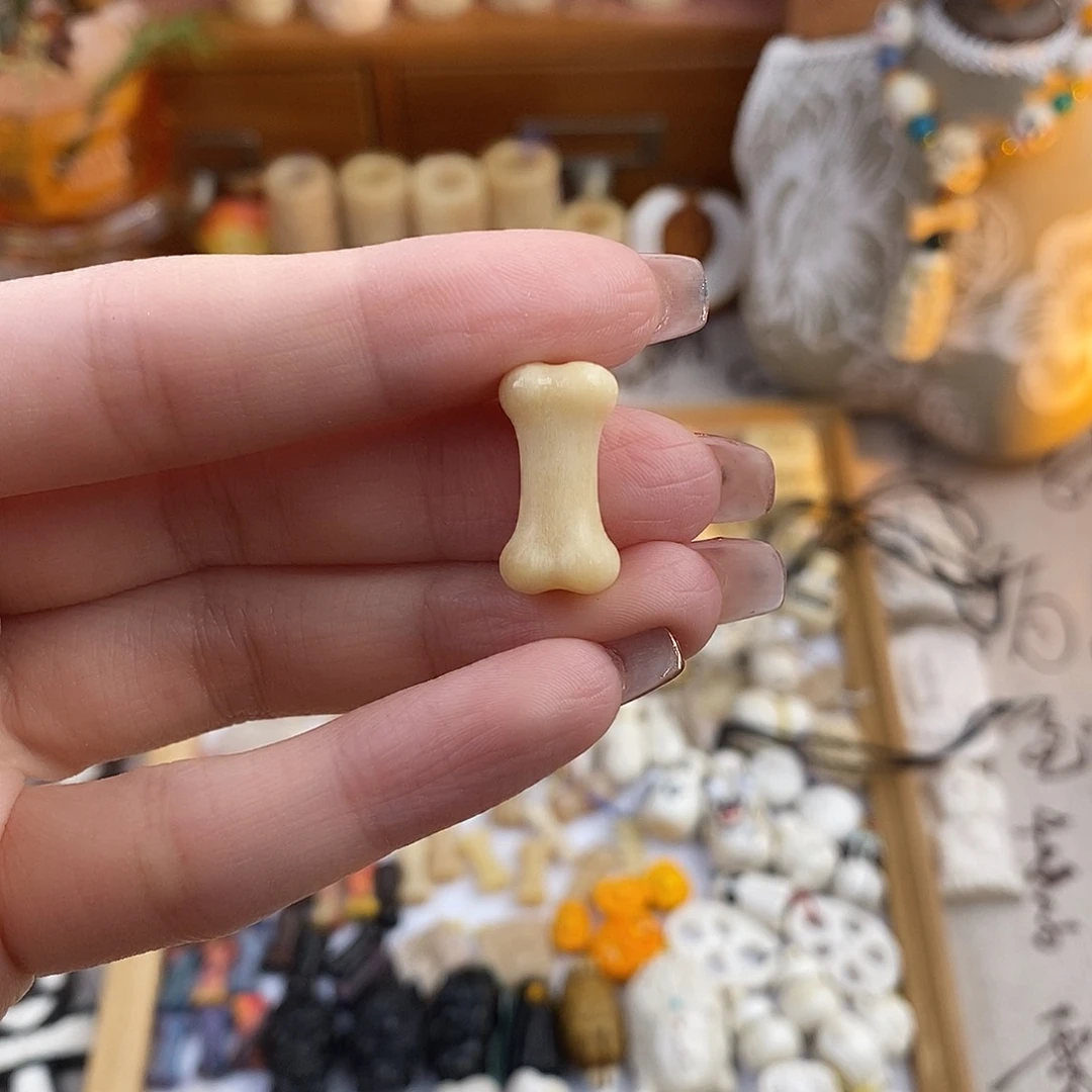 鹿骨把件A***?M34驼骨雕刻的小骨头