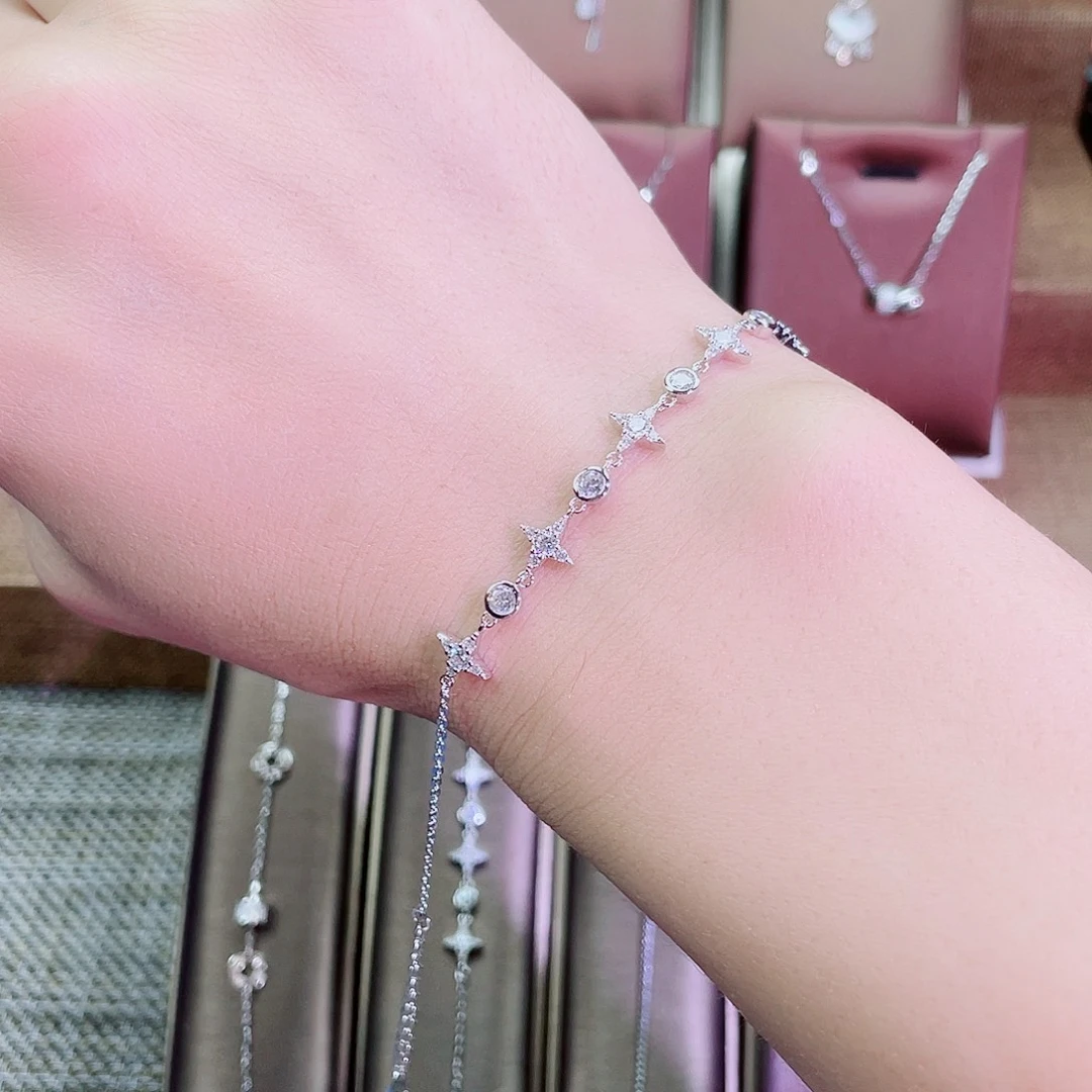 非金属非金属S925满天星手链