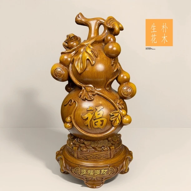 【福禄如意】葫芦中式家居酒柜电视柜玄关装饰品