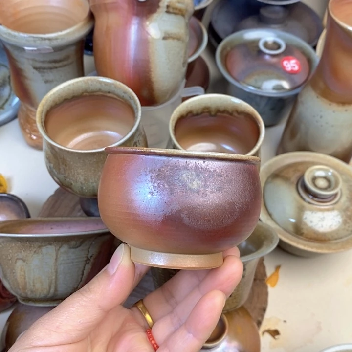 杯子华鑫手工柴烧茶器