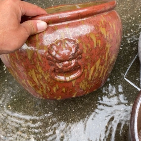 【闪购商品】紫砂花盆高18口27无孔