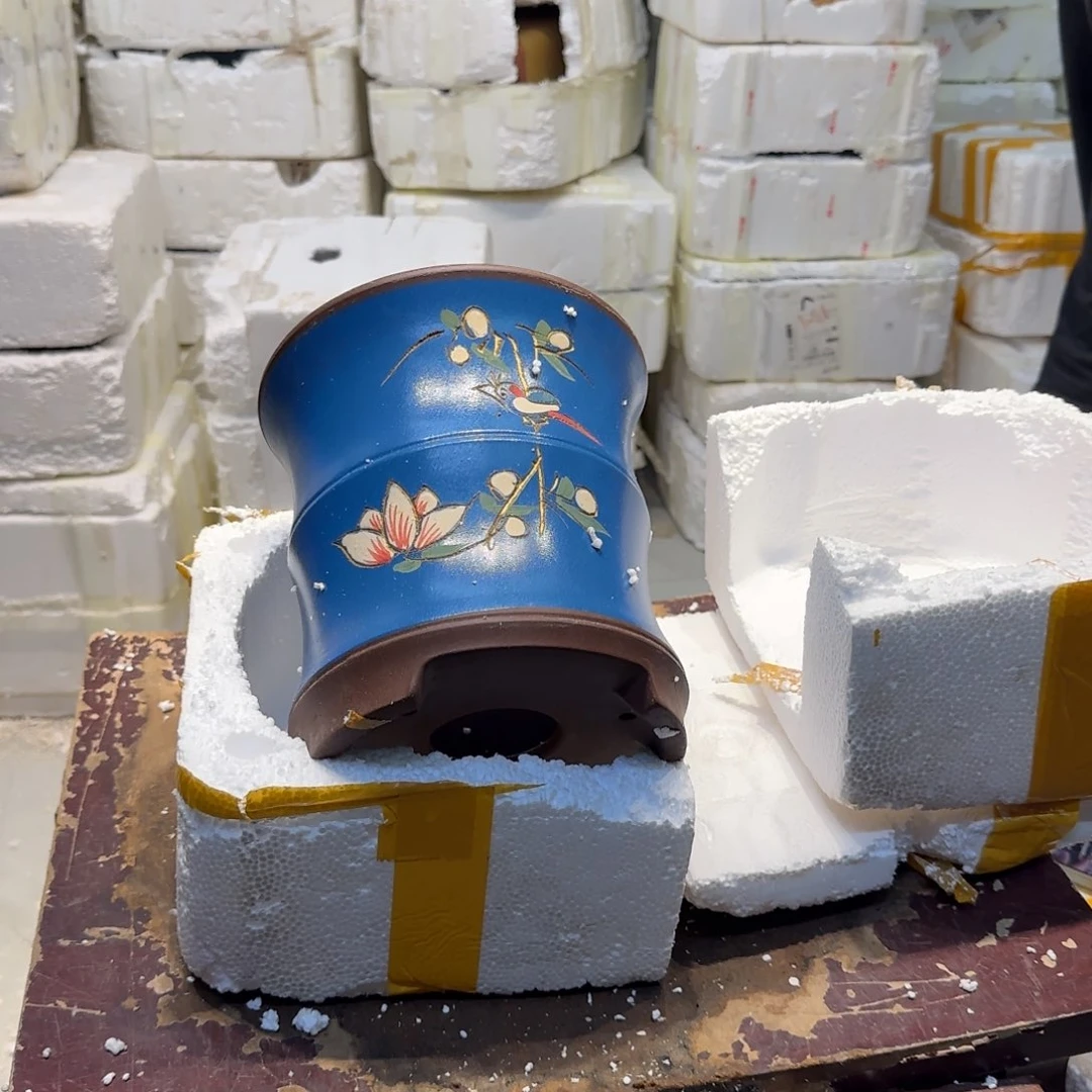 紫砂花盆口径16.18口径