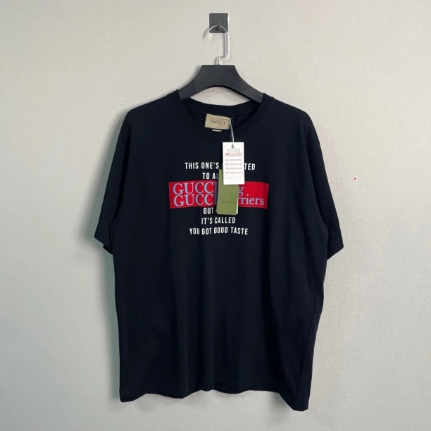 未使用 GUCCI/古驰 新款字母印花短袖/L码/原吊牌/价4900