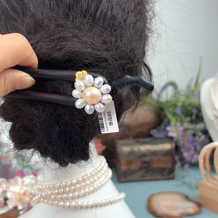 未镶嵌淡水珍珠发饰