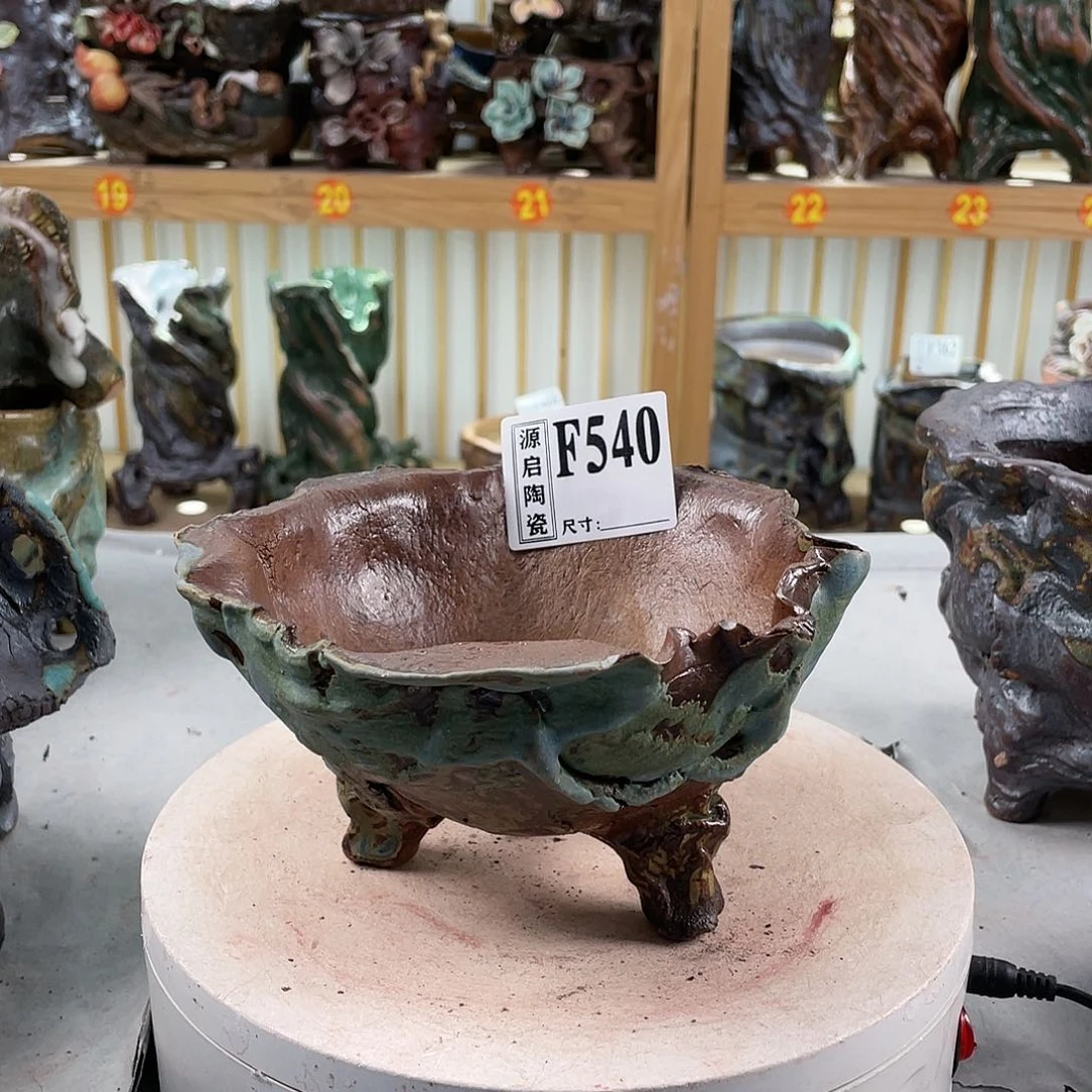 紫砂花盆手工制作默认微瑕540