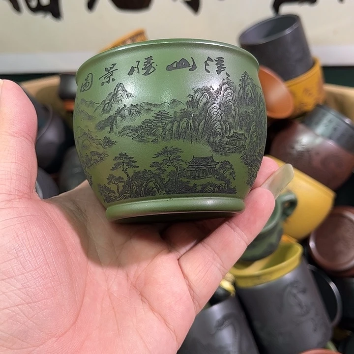 茶杯紫砂全手工紫砂主人杯
