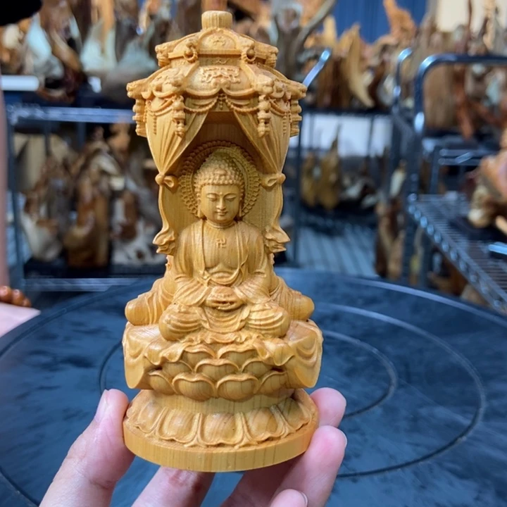 柏木（崖柏）西方三佛