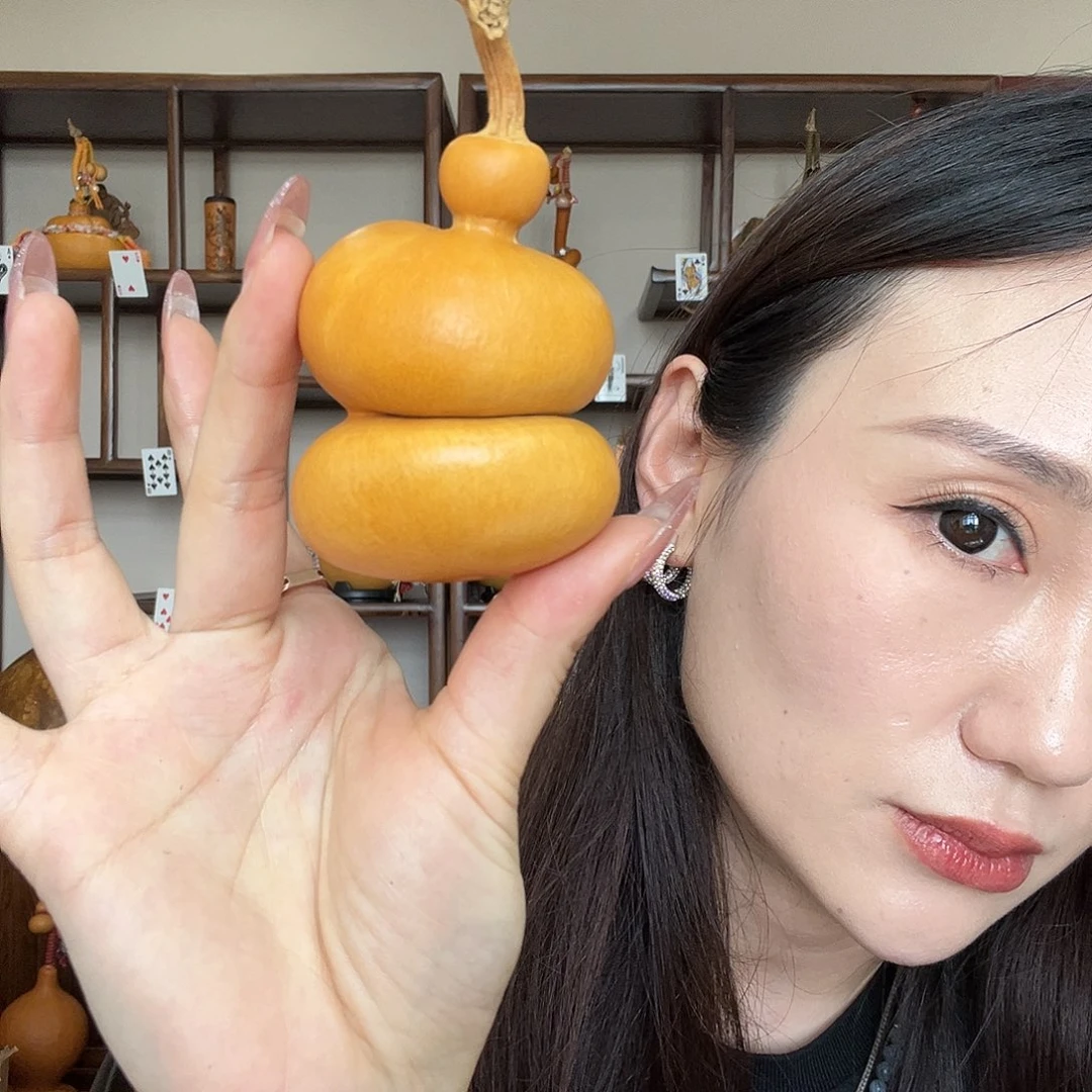 店***二歪财葫芦把件葫芦