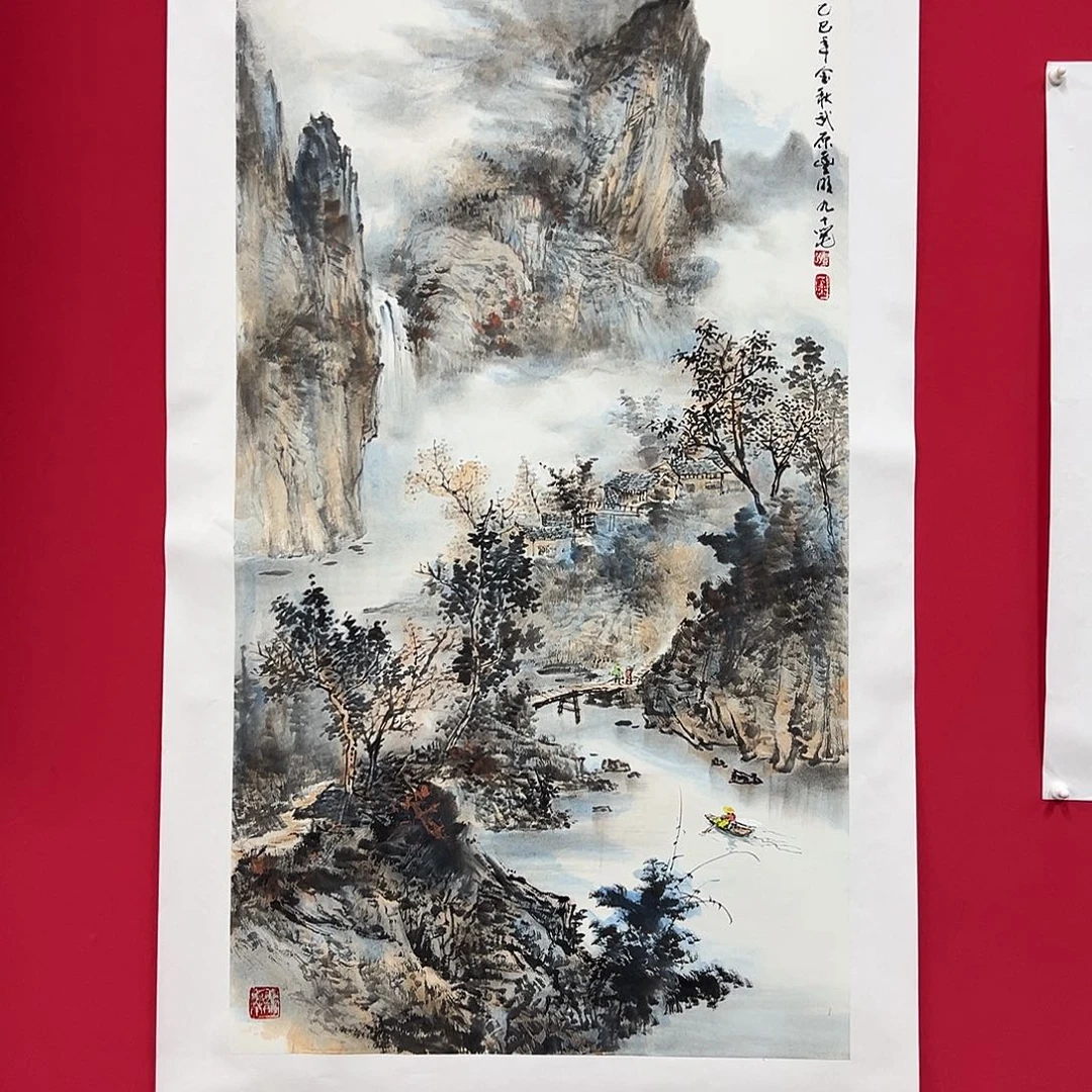 未***来国画沈丰明8平尺精品