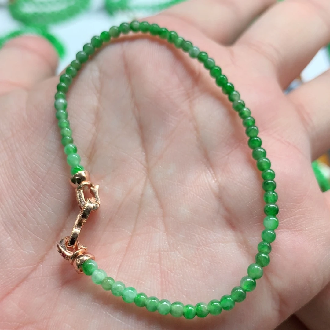 翡翠未镶嵌手链翡翠