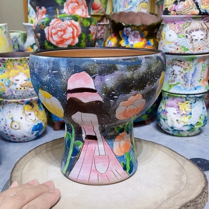 景德镇艺术手绘作品