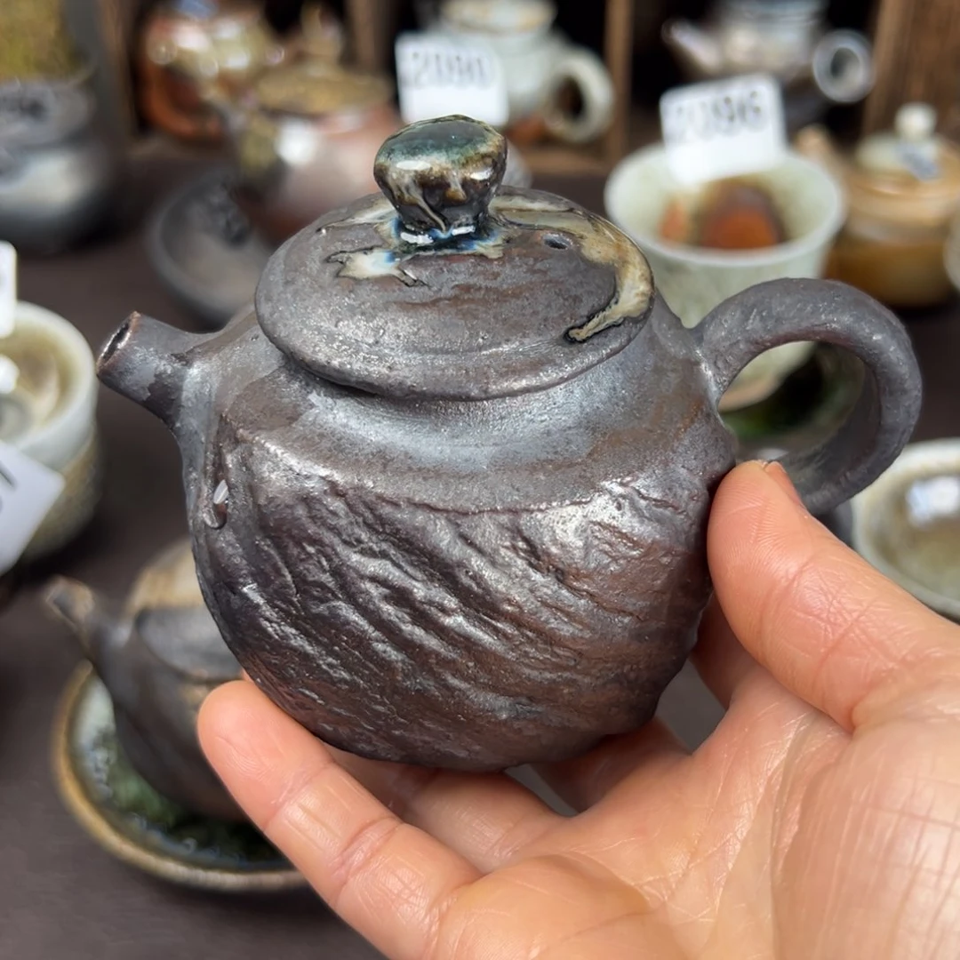 杯柴烧茶器铁胎壶