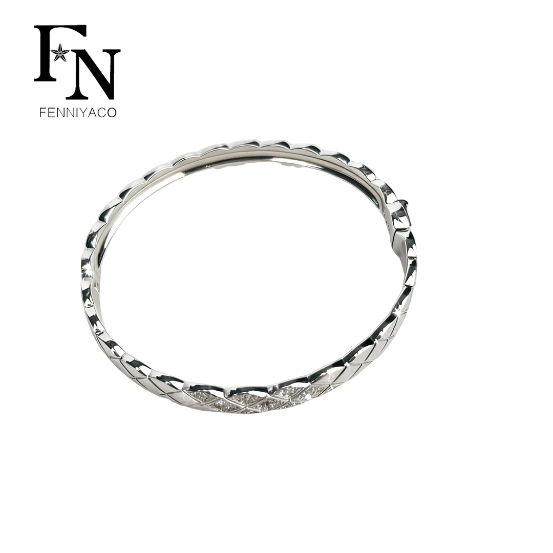 925银合成锆石手镯 女民族风素款首饰时尚个性日韩设计师高级感